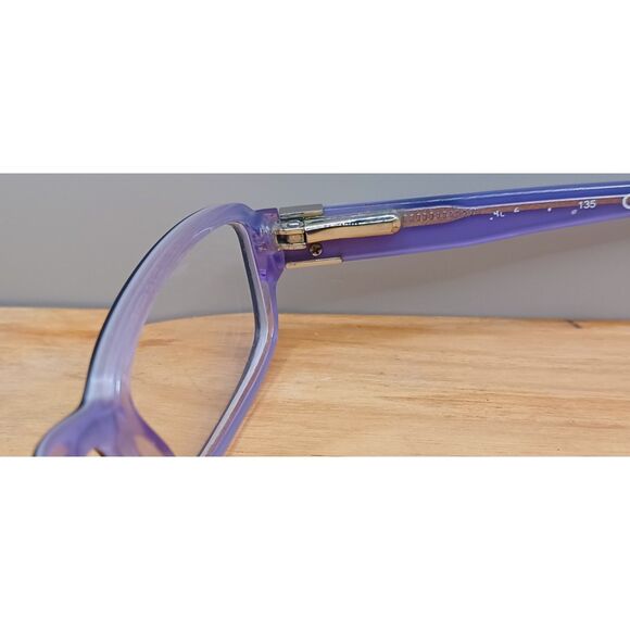 Calvin Klein Platinum 5689 Bordeaux Pink Rectangular Full-Rim Eyeglasses Frames - Picture 11 of 16